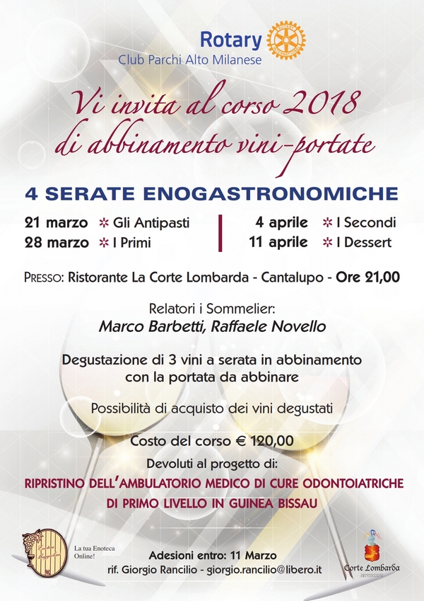 Locandina Corso Vini Bassa